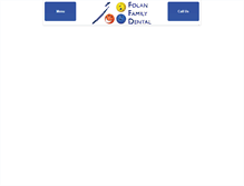 Tablet Screenshot of folanfamilydental.com